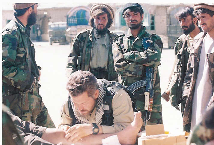 Operating on Bullet Wound in Gardez 2