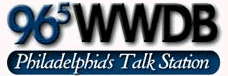WWDB 96.5 FM talk radio logo