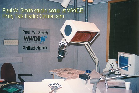 Paul W Smith studio at WWDB 96.5 FM