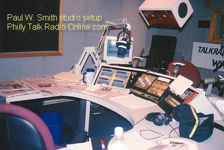 Paul W Smith studio at WWDB 96.5 FM